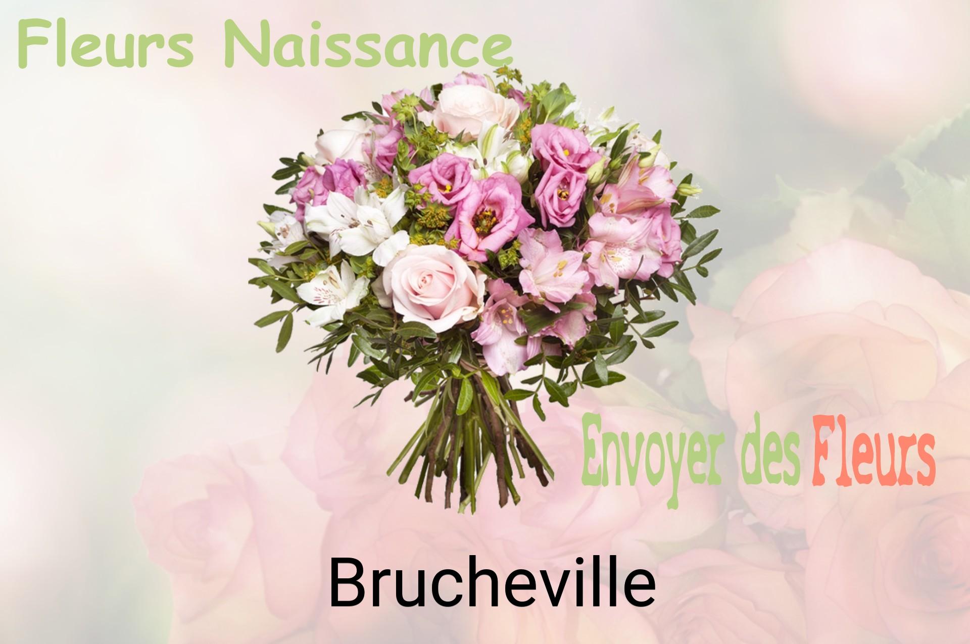 Bouquet de fleurs de naissance livré à Brucheville